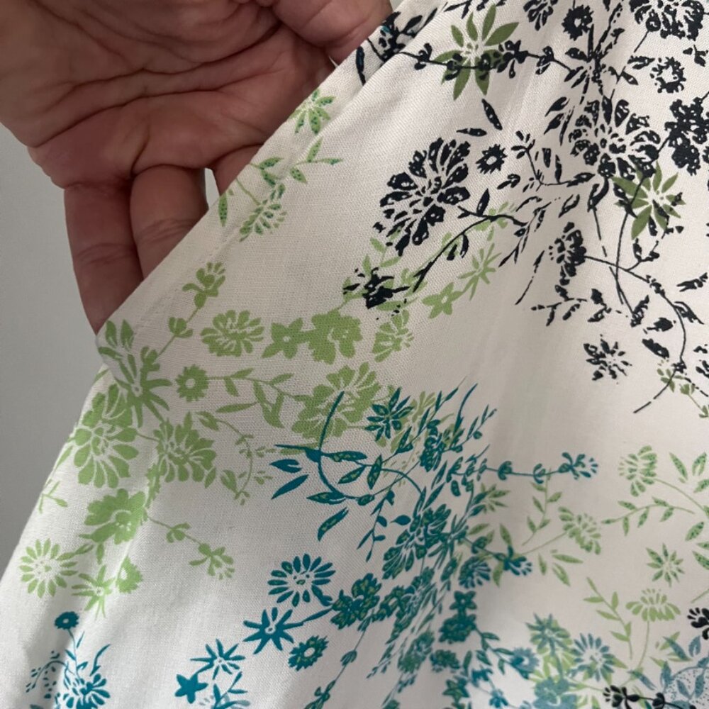 Downeast Floral A-Line Skirt - Picture 2 of 4